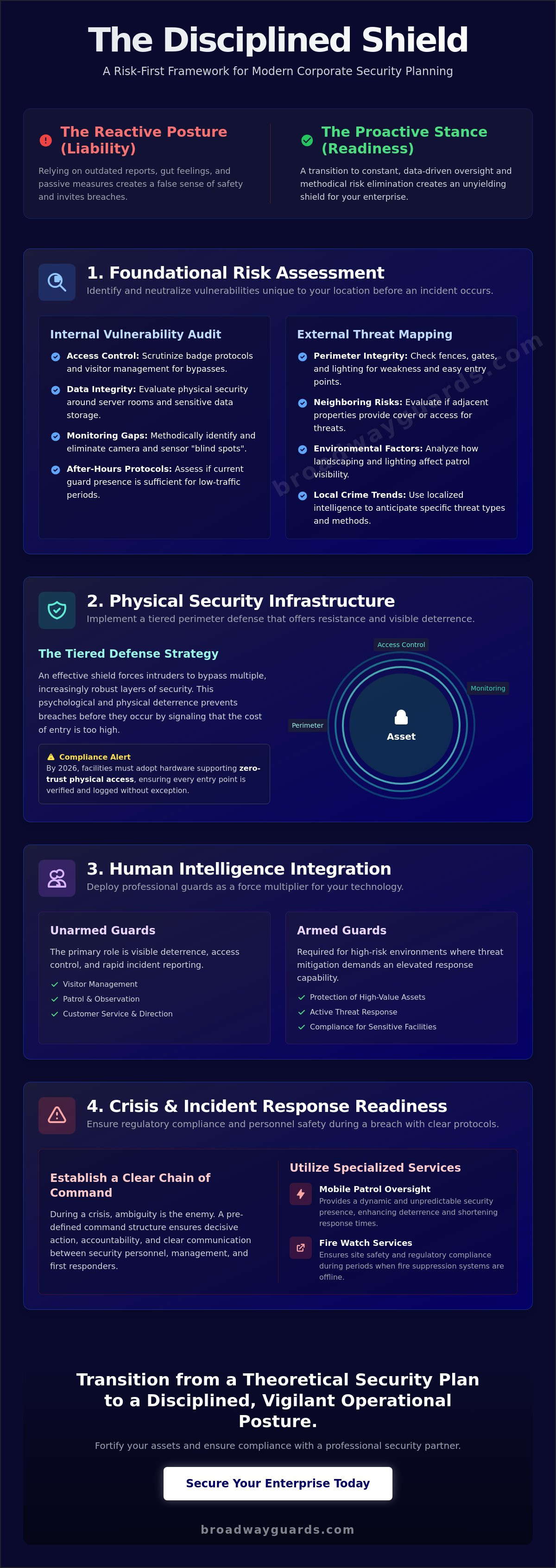 Corporate Security Planning: The 2026 Operational Excellence Checklist