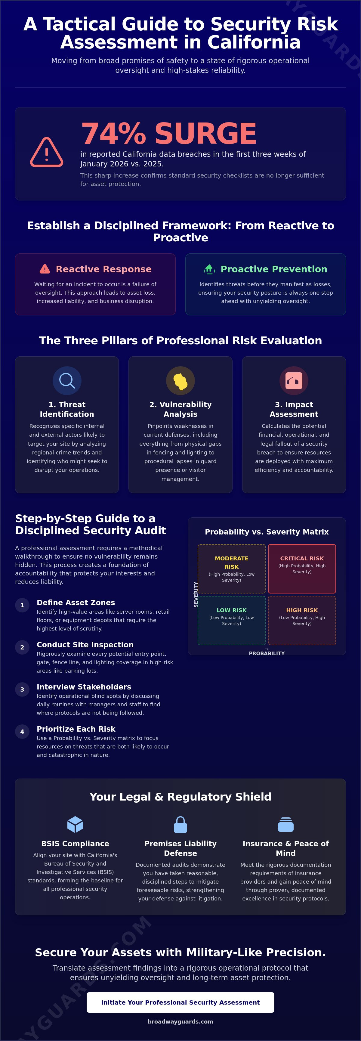How to Conduct a Professional Security Risk Assessment in California: A Definitive Guide