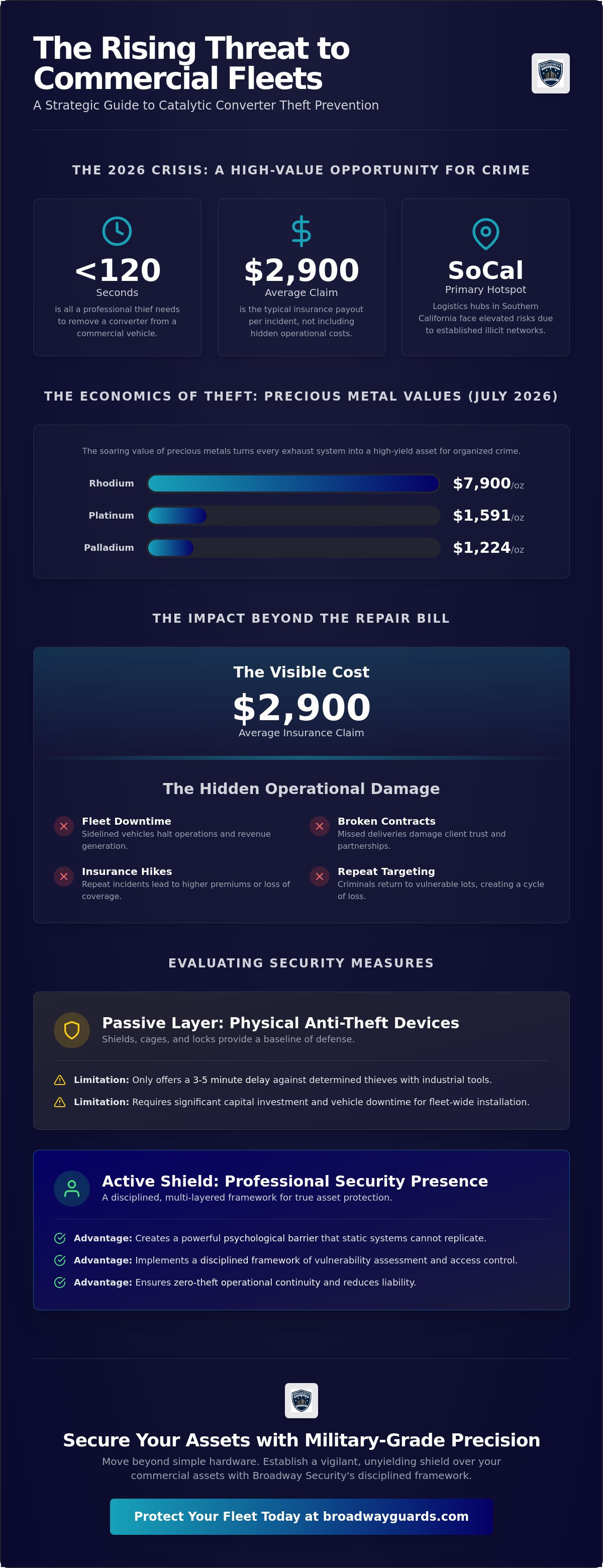Catalytic Converter Theft Prevention for Businesses: 2026 Strategic Guide