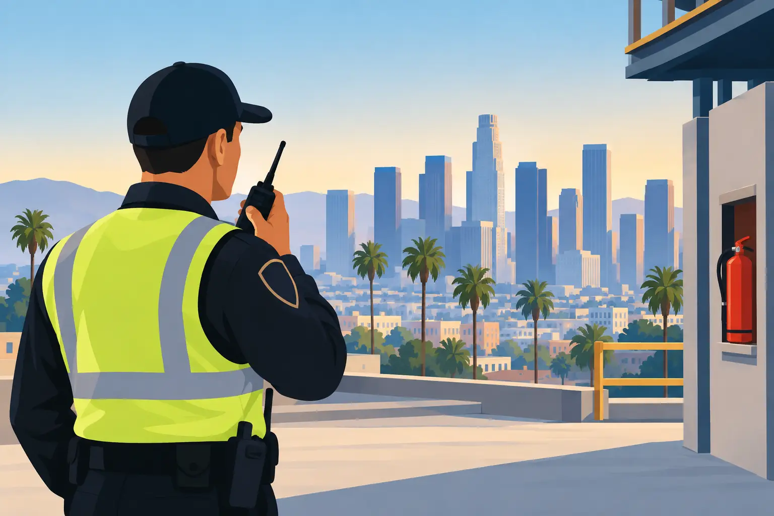 Fire Watch Security Service for Los Angeles Sites