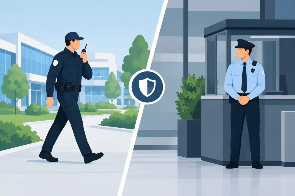 Security Patrol Versus Static Guards Compared